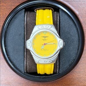 Harly Boy Yellow and Silver Watch
